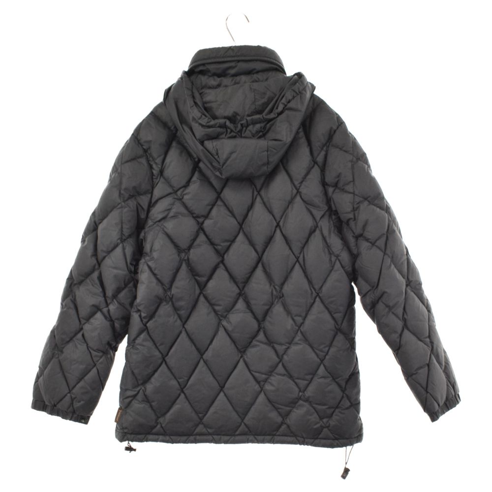 【美品】 MONCLER ダウン 茶タグ キルティング 黒 ジャケット アウター 美品】 MONCLER ダウン 茶タグ キルティング 黒 ジャケット アウター