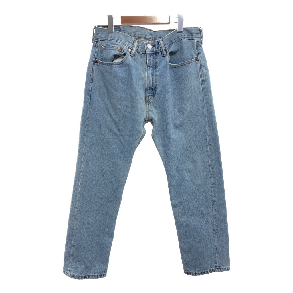 Levi's リーバイス 505 テーパード デニムパンツ ボトムス アメカジ ブルー (メンズ 34×29) 中古 古着 P9482