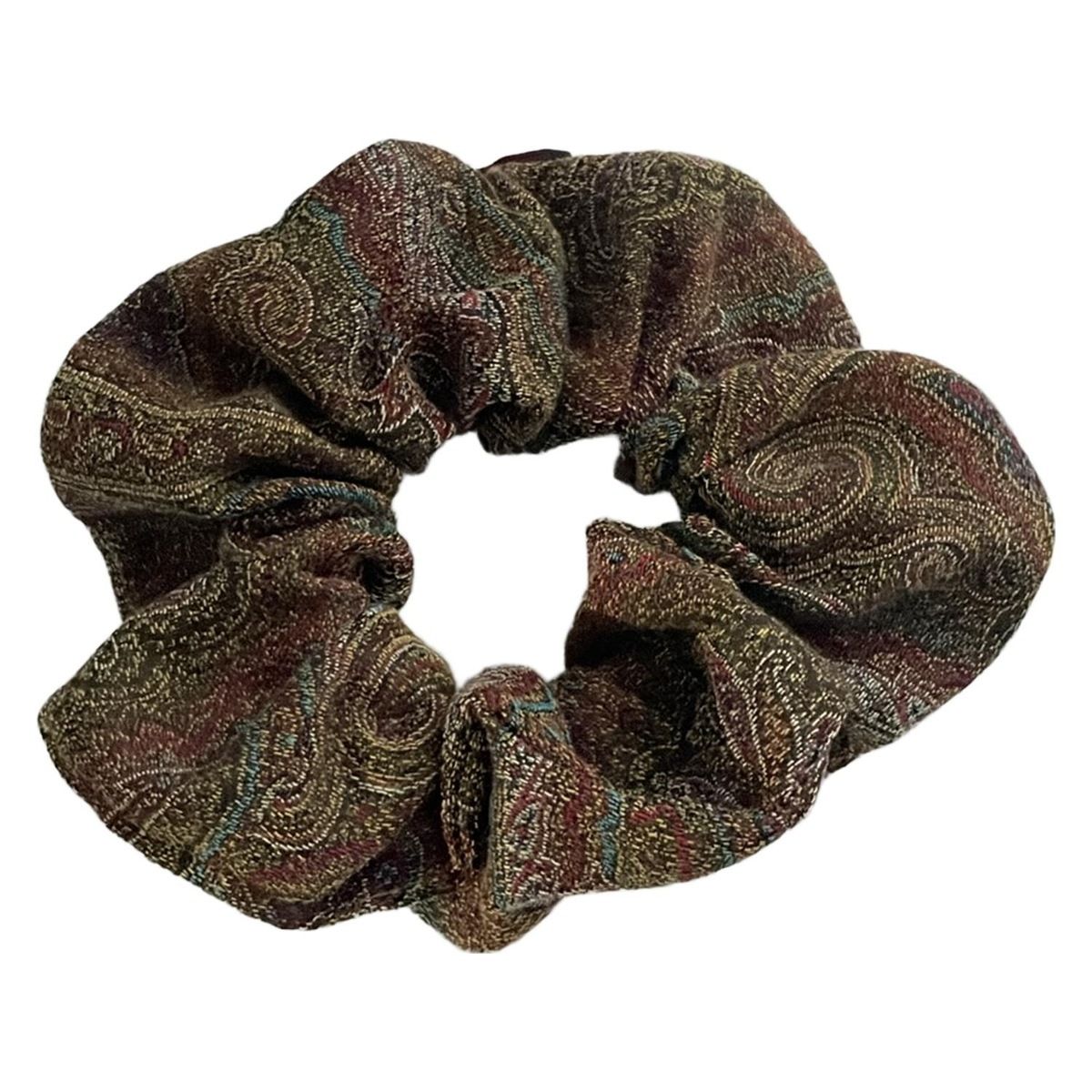 ETRO エトロ シュシュ - ブラウン×レッド×マルチ ペイズリー柄