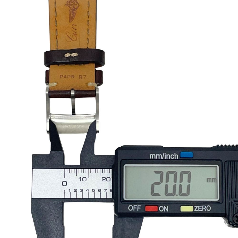 BREITLING ブライトリング 純正 レザーベルト 尾錠幅20mm ラグ幅24mm