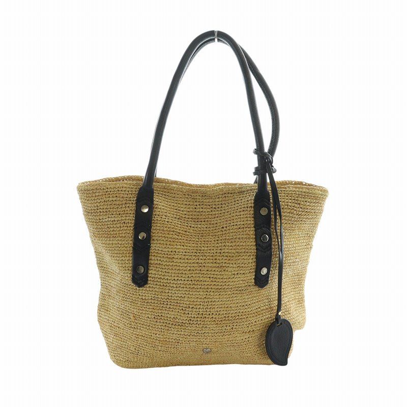 美品 HELEN KAMINSKI トート ショルダー ラフィア レザー 茶 ラフィアトートバッグ【HELEN KAMINSKI】|ネミカ | レリアン公式