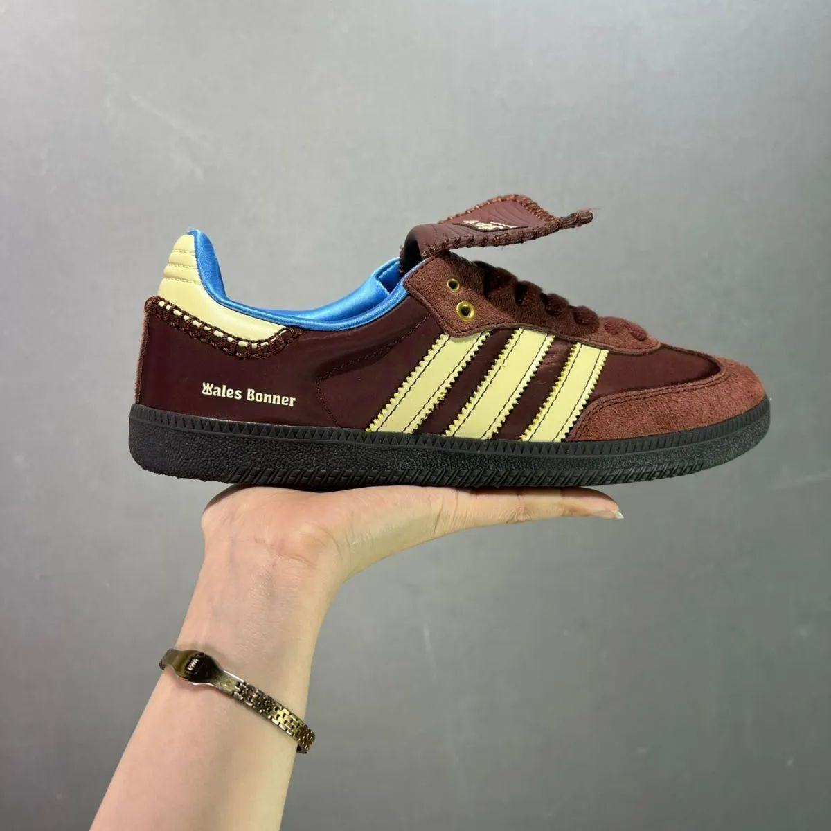 極良品！新品Wales Bonner x Adidas Originals Samba Classic 【男女兼用です】 ウェールズ・ボナー ×  アディダス サンバ ナイロン ロー 