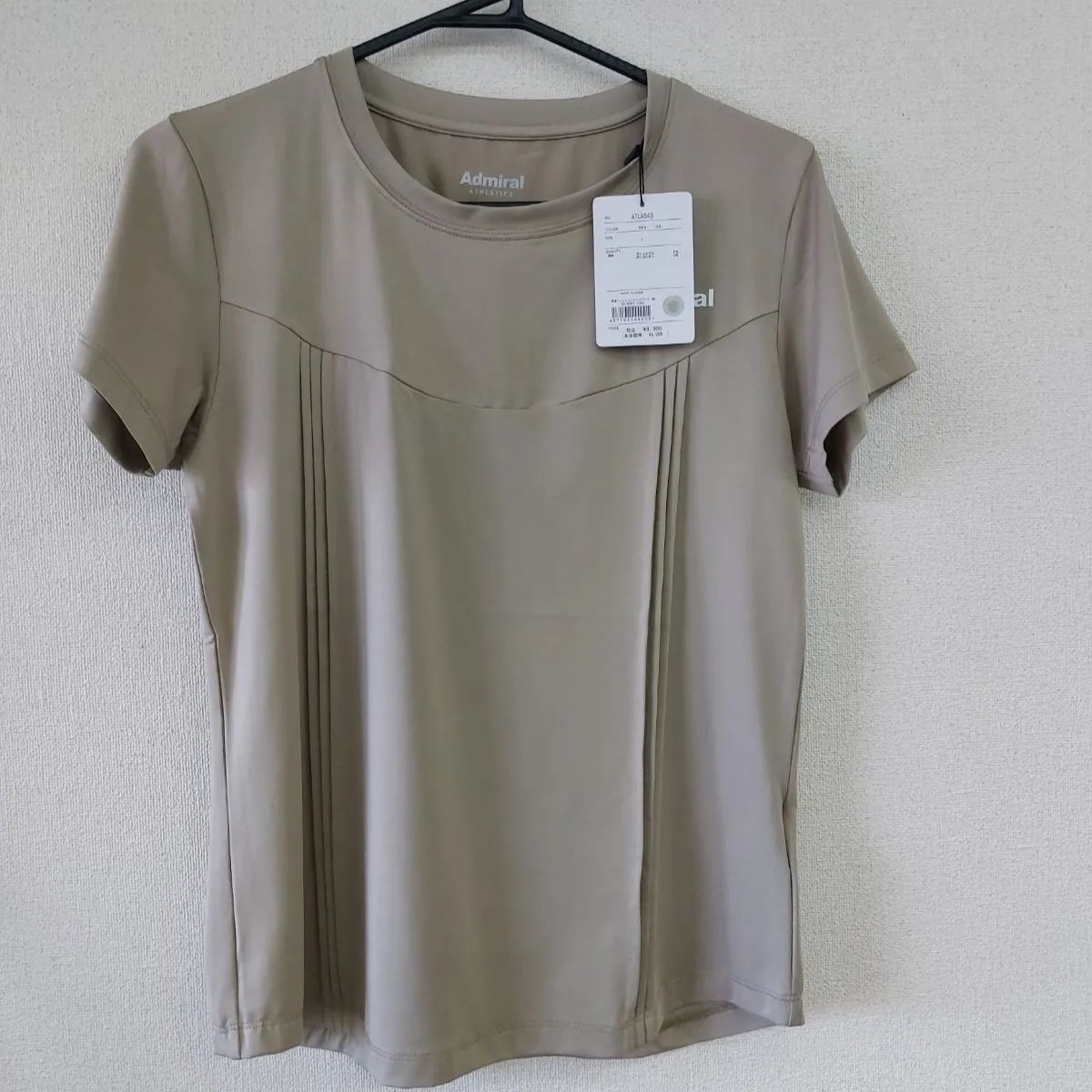 Admiral アドミラル 25AW ATLA543 フロントピンタックTEE BEG 29 Lサイズ