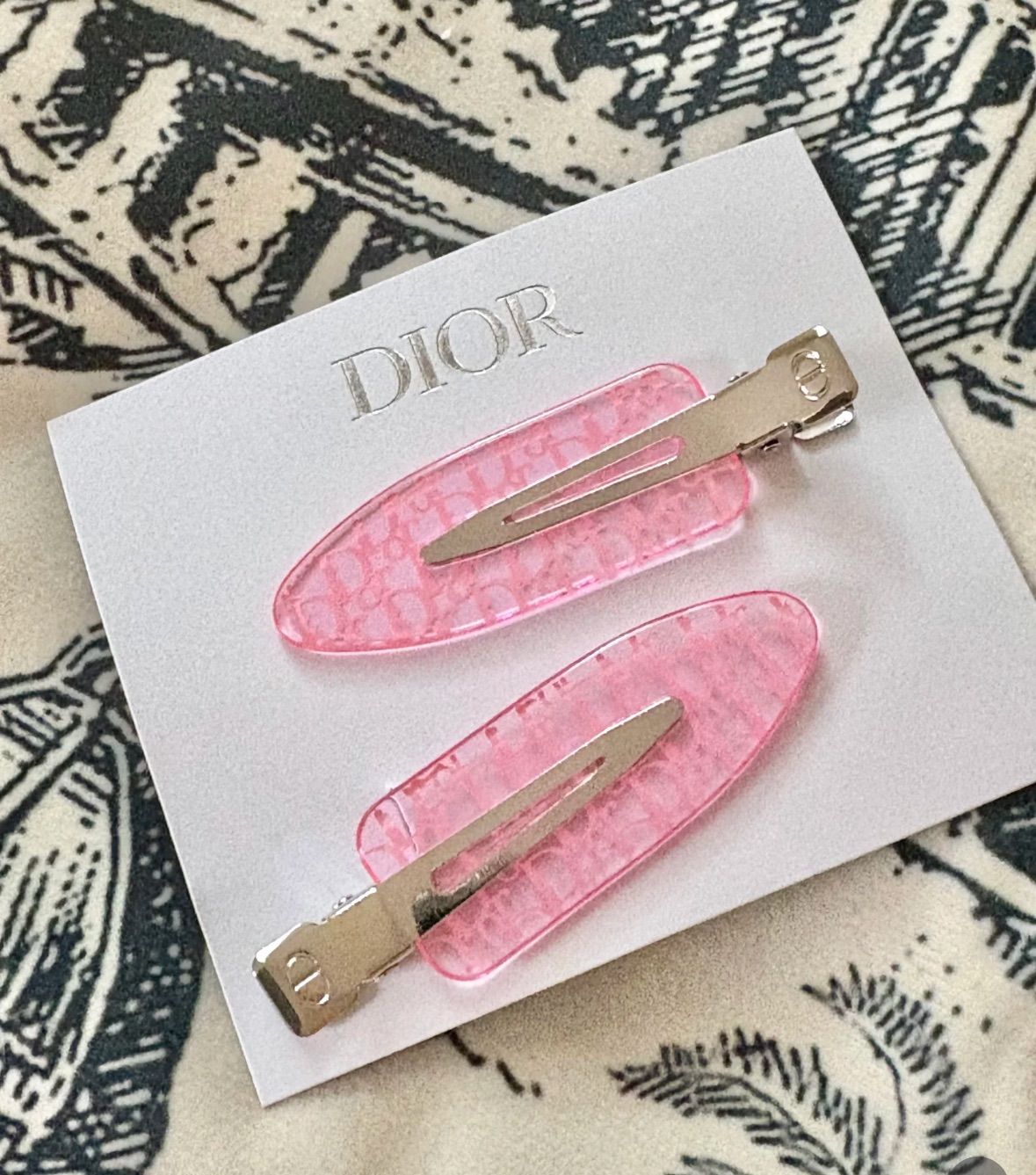 ファッション人気ブランドランキング Dior 海外限定 ノベルティ メイク ヘアクリップ 2点セット ヘアアクセサリー