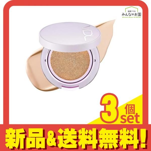 VDL パーフェクティング シルキーフィット カバークッションファンデーション V03自然なベージュオークル 12g 3個セット まとめ売り