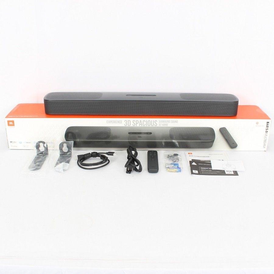 値下不可 極美品 JBL Bar 5.0 MultiBeam サウンドバー JBL Bar 5.0 MultiBeam | MultiBeam™テクノロジーと バーチャル