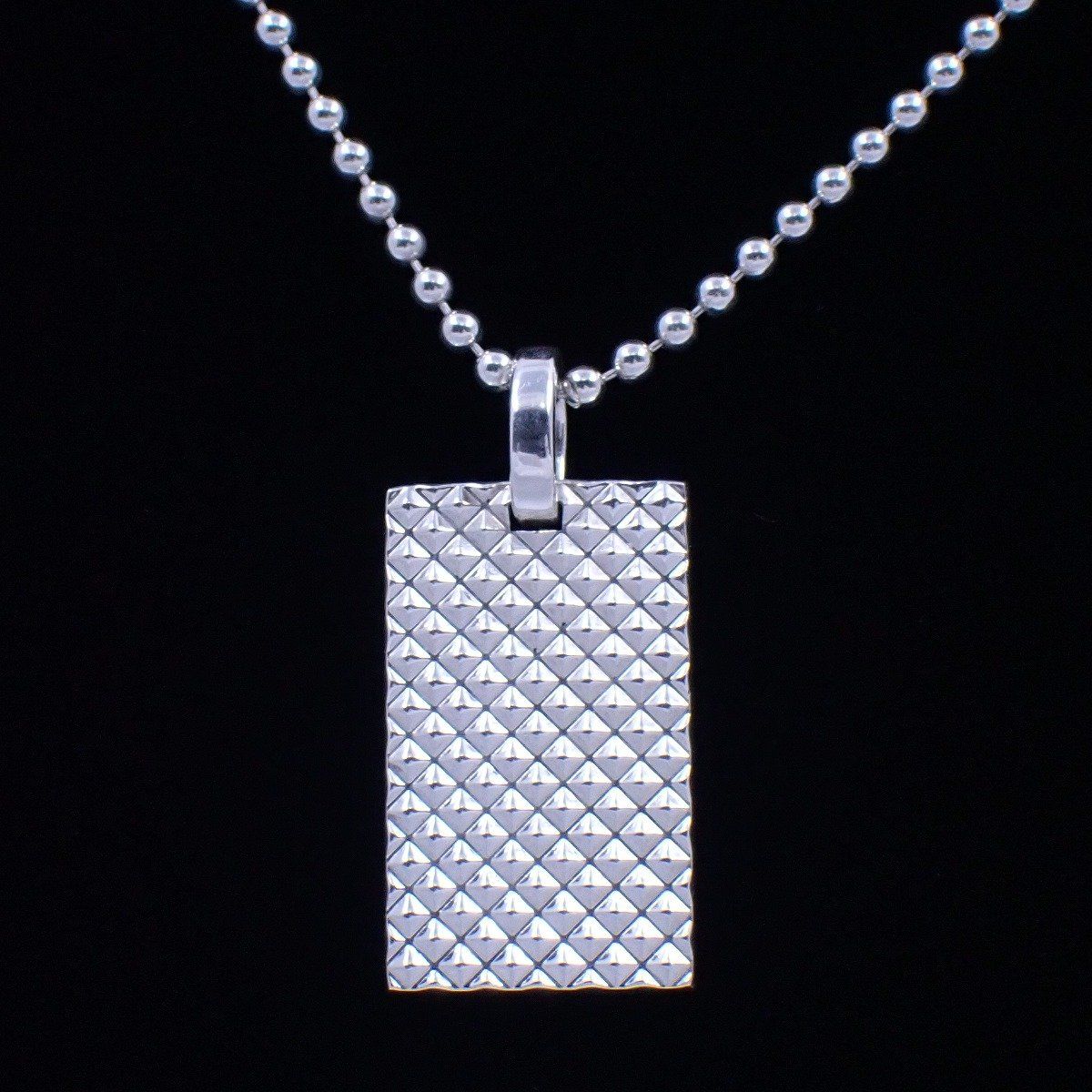 Tiffany　クロス　プレート　ネックレス　チタン　シルバー　925　チェーン Tiffany クロス プレート ネックレス チタン シルバー 925