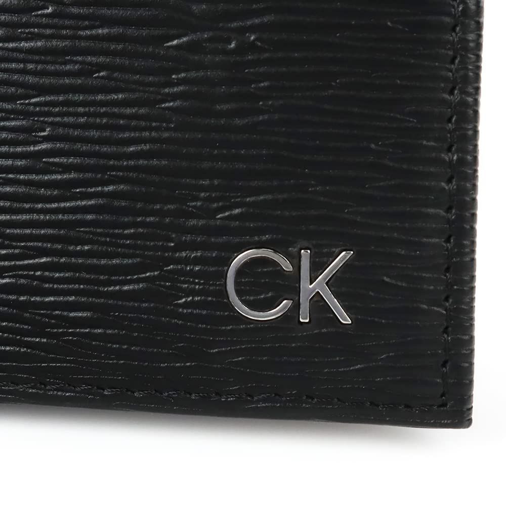 [カルバン クライン] 二つ折り財布 キーリング セット Billfold With Coin Pocket Key Fob Gift Set 31CK330016 Black [並行輸入品]