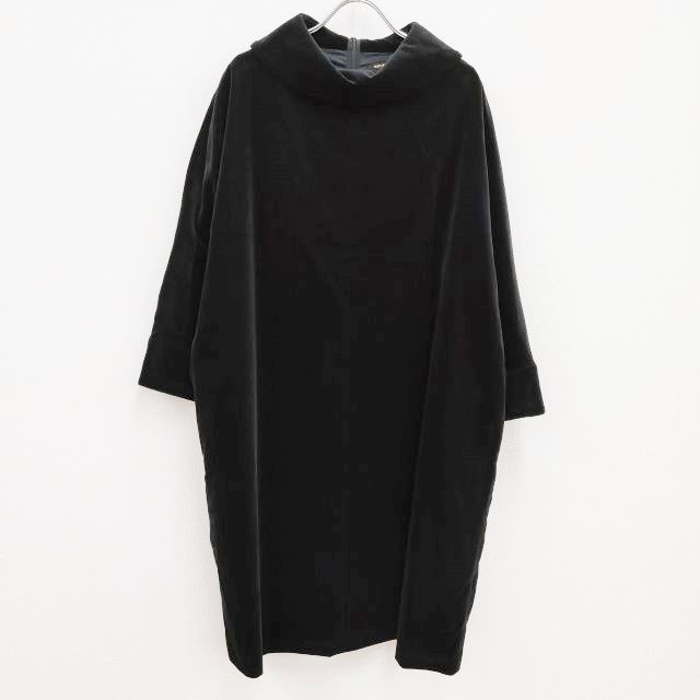 R-D.M.Co- ベロアオフ ドレス NO.5288 定価72600円 ワンピース ブラック レディース マンズテーラー 3-1128T♪