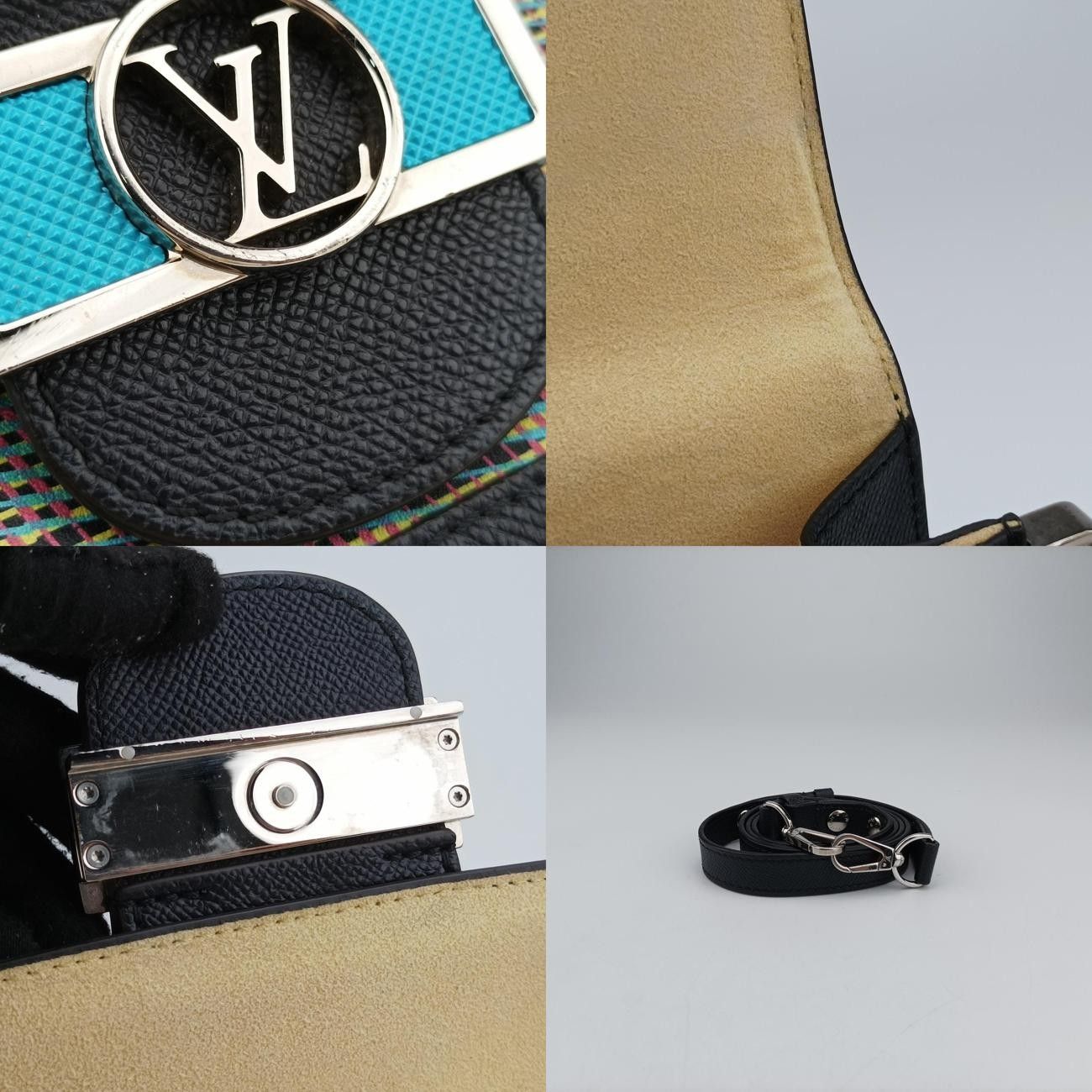 VuittonドーフィーヌMINIネイビー×マルチ