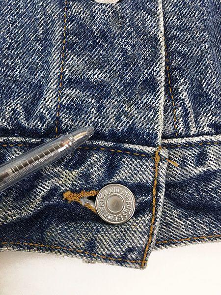 レディース 古着 90s USA製 Levi's 77715-0289 デカタグ ビッグシルエット デニム ジャケット Gジャン L 古着 レディース 古着 90s USA製 Levi's 77715-0289 デカタグ ビッグ