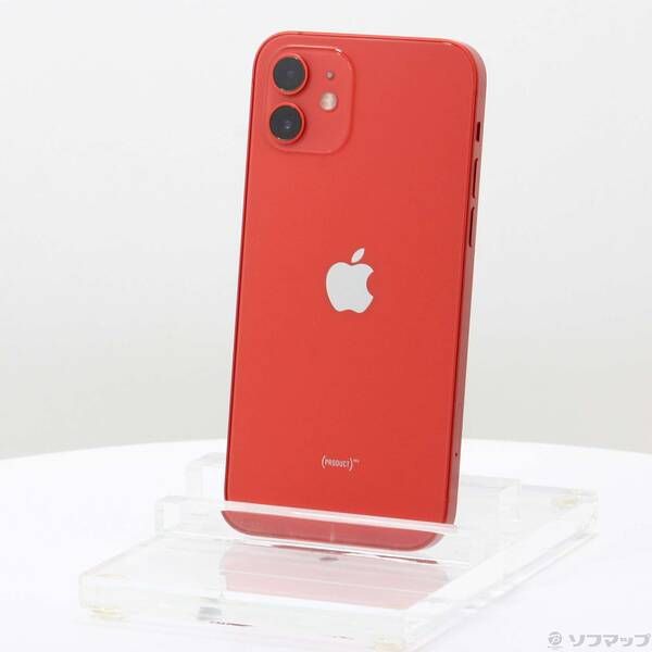 中古品〕 iPhone12 128GB プロダクトレッド MGHW3J／A SIMフリー【269