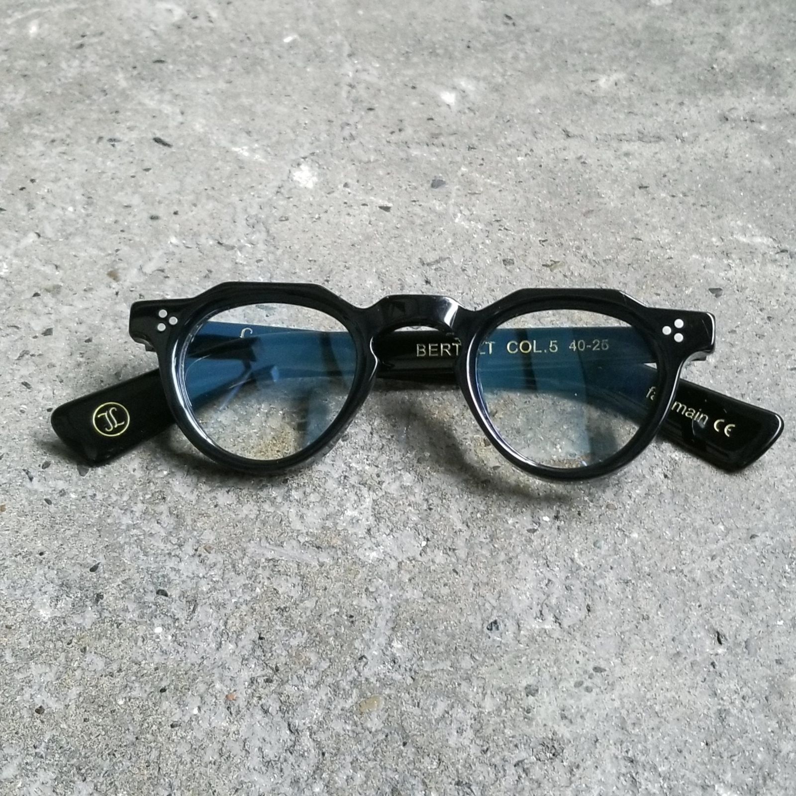 Lesca BERTOLT 8 mm クラウンパント レスカ ルネティエ ベルトルト 40-25 Col.5 サングラス 眼鏡