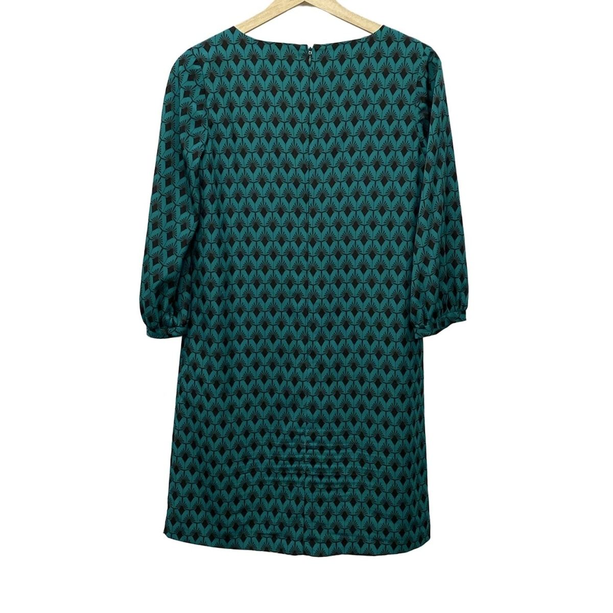 スーナウーナ SunaUna サイズ36 S 黒 レディース フラワー/冬物 美品 コート SunaUna - sunauna 花柄 七分袖 ひざ丈ワンピース レース シアー