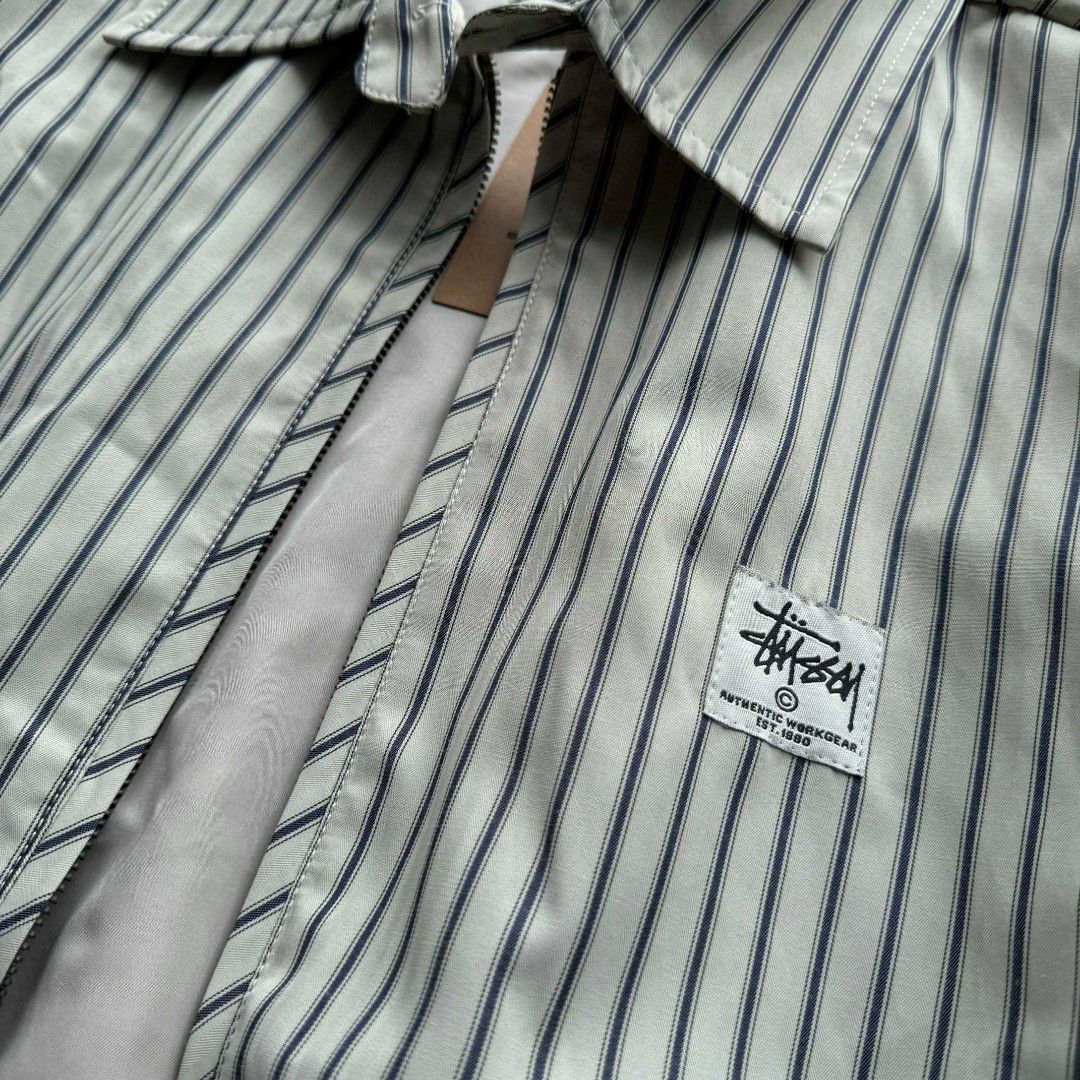 Stussy ステューシー 2025 新作 ワークウェア レトロ 縦縞 Stussy ステューシー 2025 新作 ワークウェア レトロ 縦縞