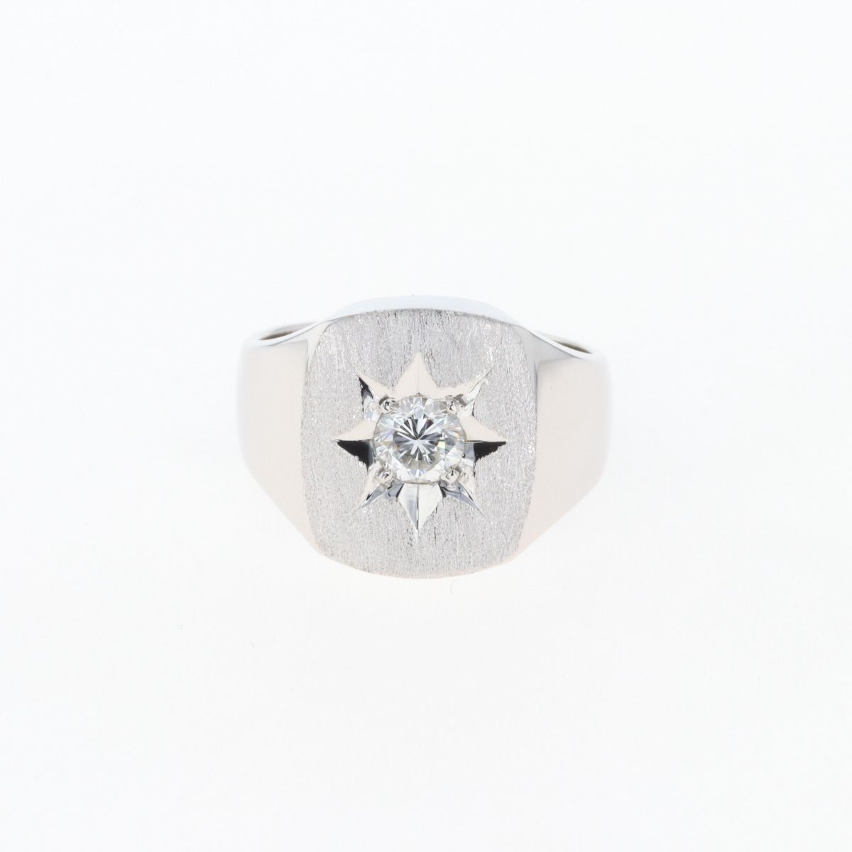 ダイヤモンド デザインリング プラチナ 指輪 リング 15号 Pt900
