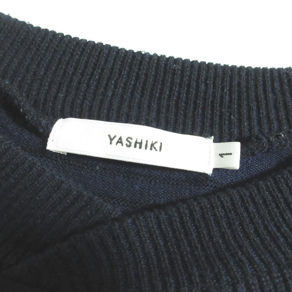 新発売 美品 プルオーバー クルーネック Knit Hamon ヤシキ YASHIKI ニット+セーター