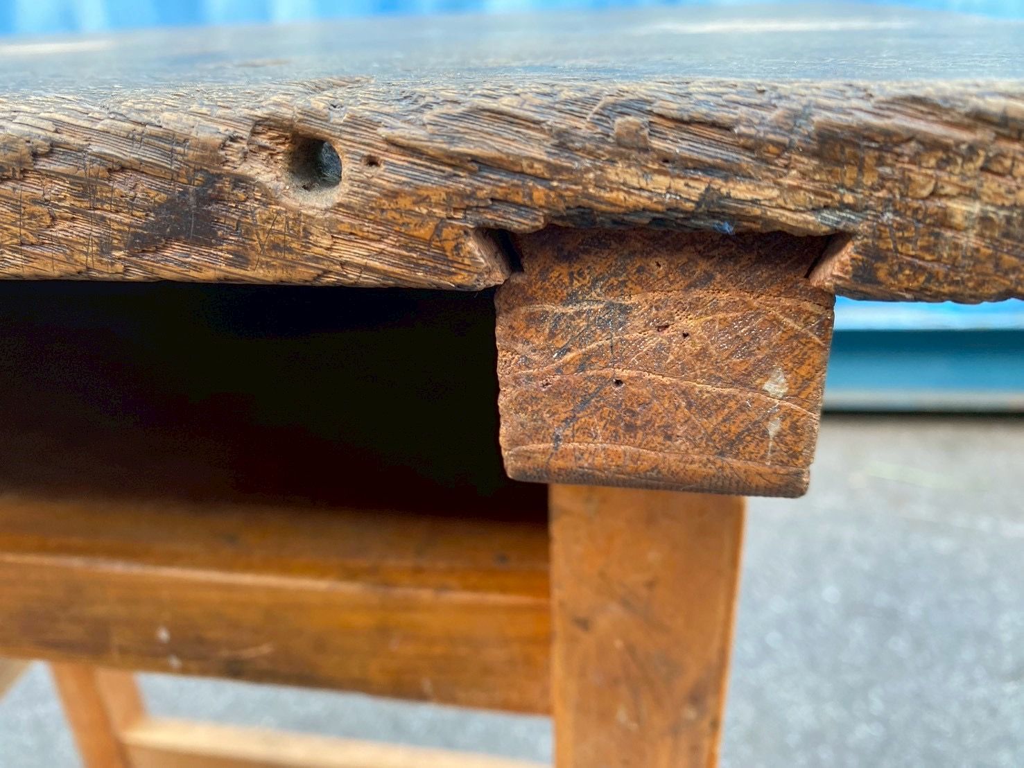 ヴィンテージ 学校の木製机