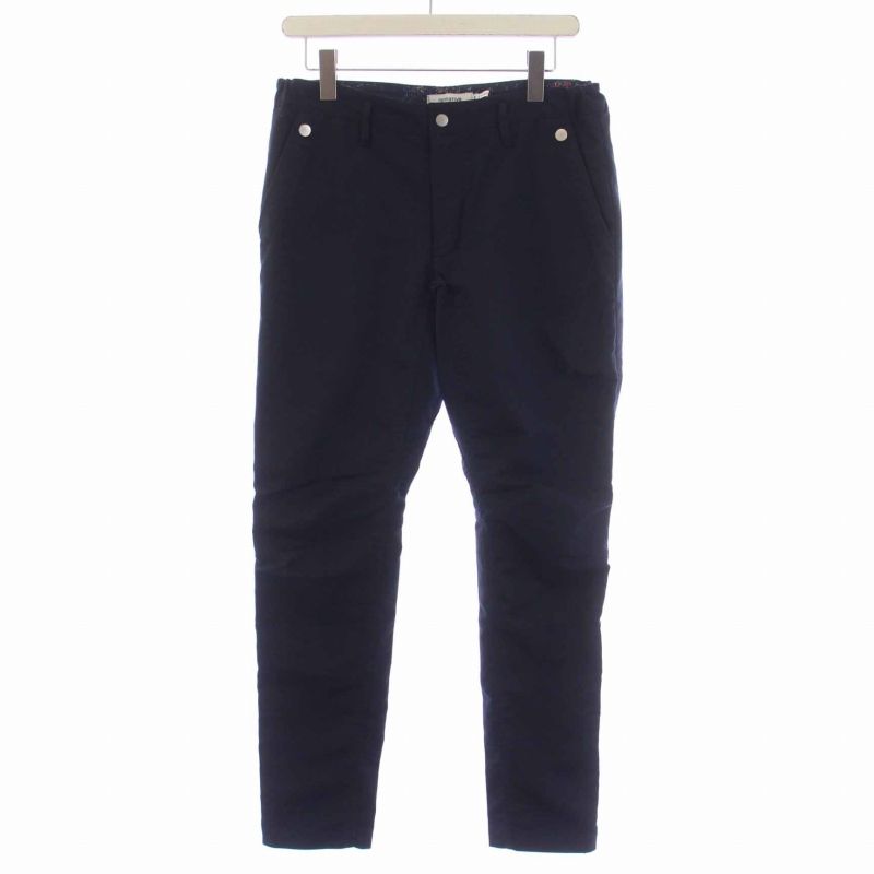 ノンネイティブ nonnative ALPINIST EASY PANTS P/R/P DOUBLE CLOTH STRETCH イージーパンツ  ジップフライ 1 S 紺 ネイビー NN-P3542 /BM - メルカリ