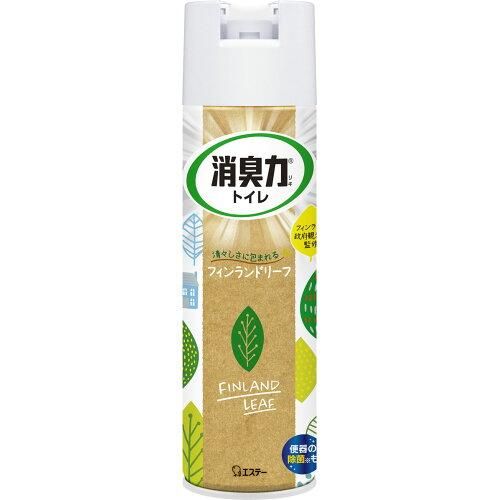 【新品・5営業日で発送】エステー トイレの消臭力スプレー フィンランドリーフ 365ML【入数:24】