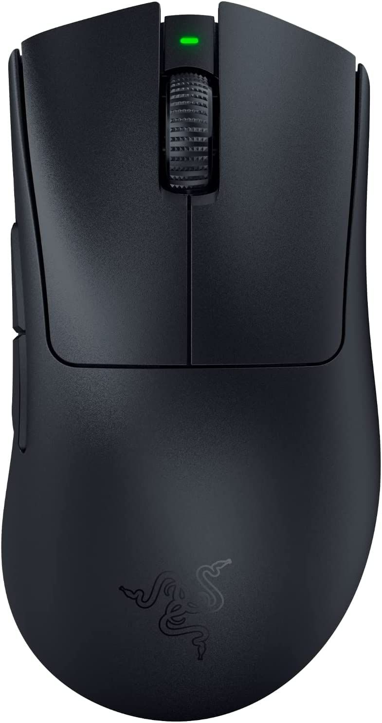 Razer レイザー DeathAdder V3 Pro ゲーミングマウス ワイヤレス 無線 63gの超軽量 進化したエルゴノミック形状 最高クラスの精度のFocus Pro 30K オプティカルセンサー 第 3 世代オプティカル [ブラッ