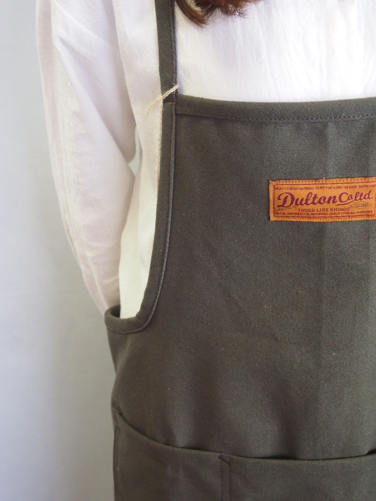 DULTON (ダルトン) EMエプロン ''EM'' APRON カーキ