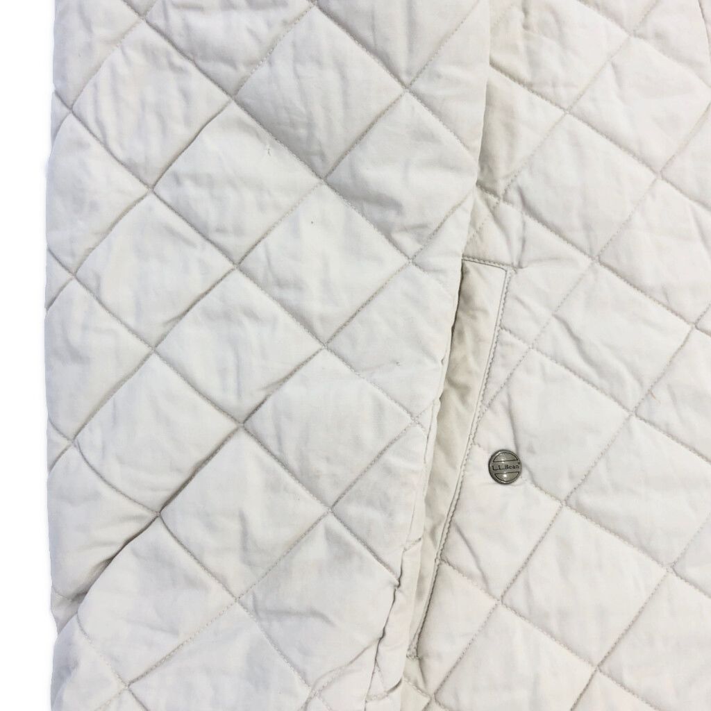 L.L.Bean エルエルビーン キルティングジャケット アウトドア アイボリー レディース LARGE 古着 V3632 WWW_USTAUSTRALIA_COM_AU