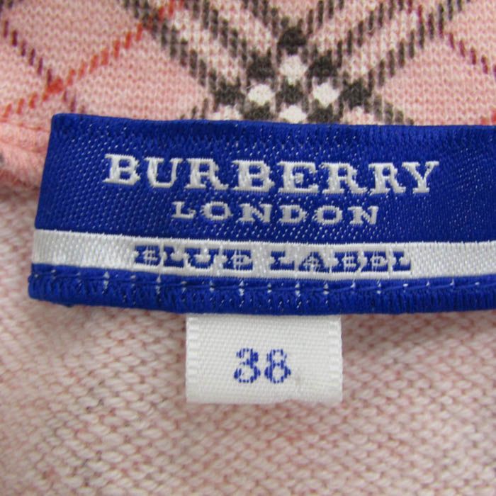 BURBERRY BLUE LABEL リボンカラートップス　サイズ38 Burberry Blue Label トップス 上品 ひもリボン - メルカリ