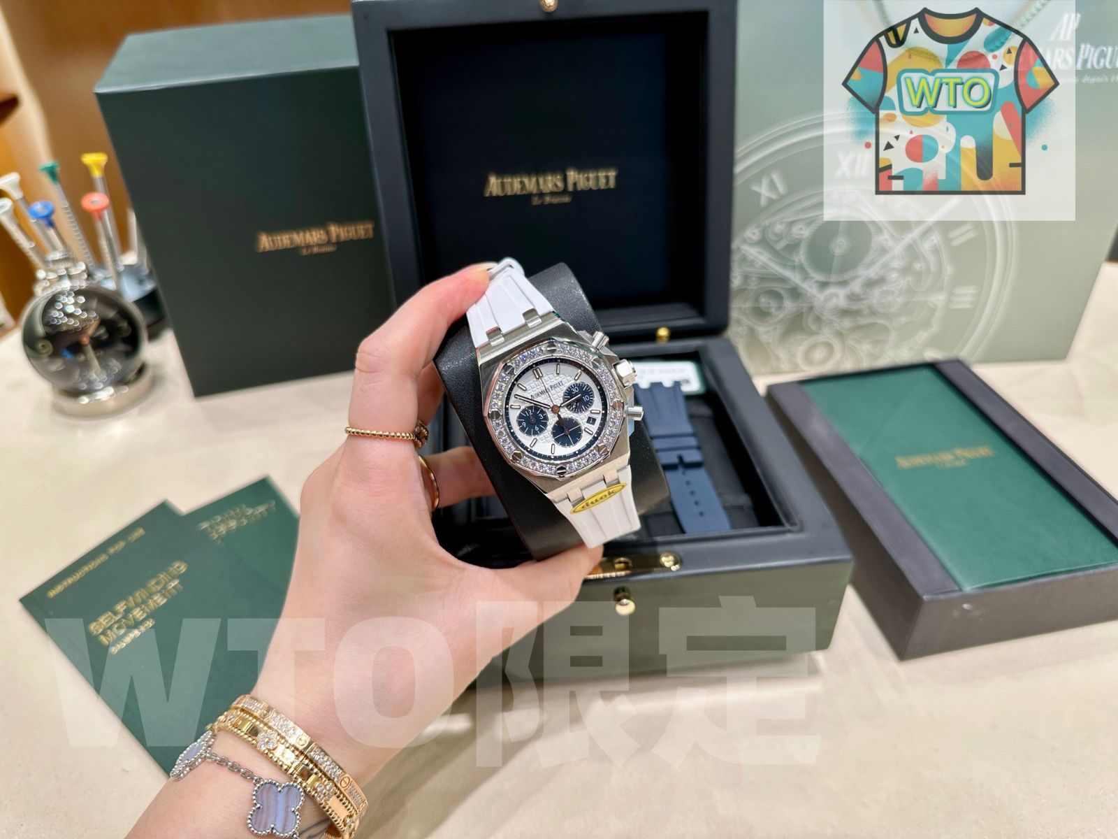 Duck Factory ダックファクトリー ロイヤルオークオフショア 26231st レディース 37mm フッ素ゴムバンド - 人気女優?王子文着用モデル｜ ｜ ♥-WTO輸入2