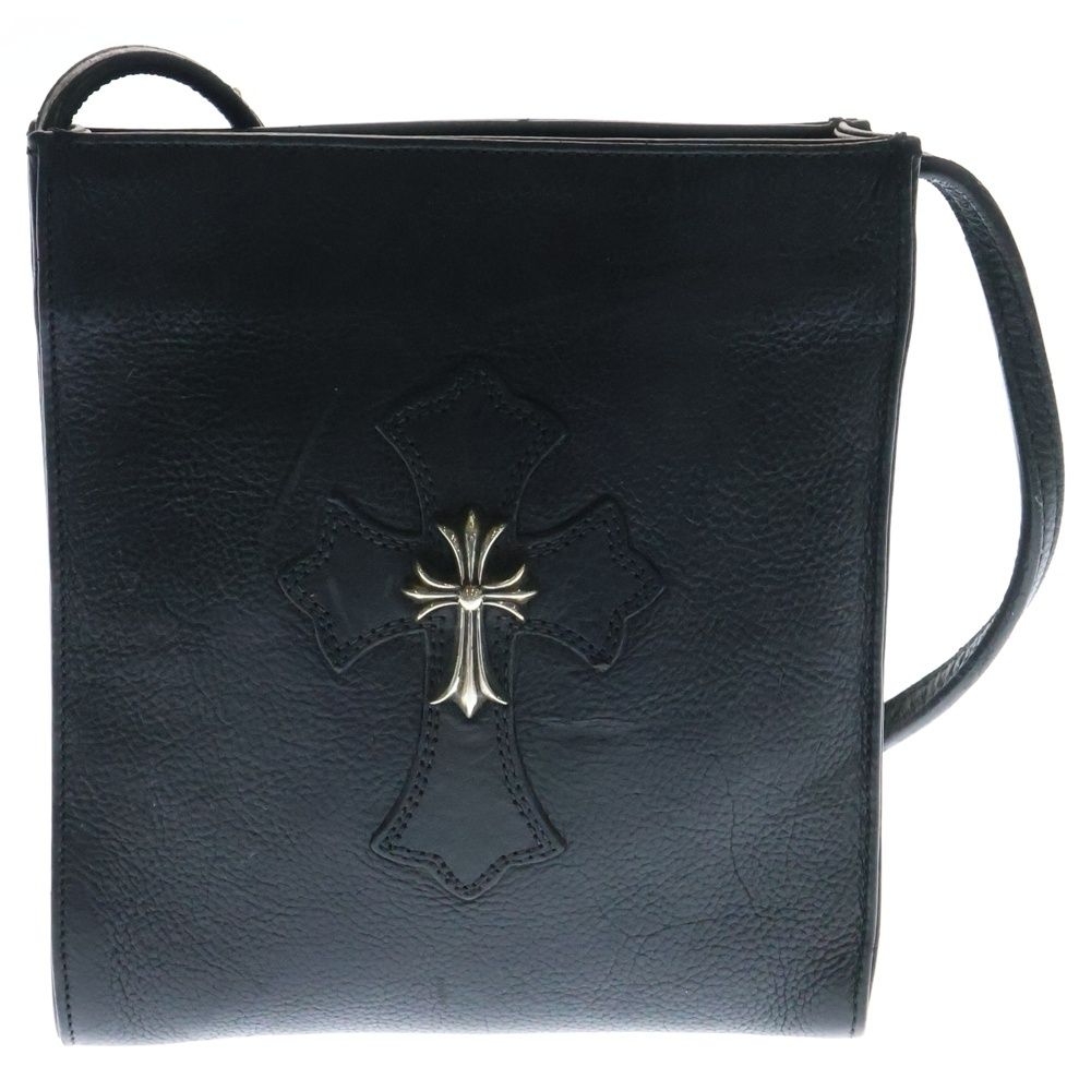 希少【Chrome Hearts】 ショルダー スクエア バッグ CH クロス CHROME HEARTS (クロムハーツ) SQ PKT CH CROSS スクエア