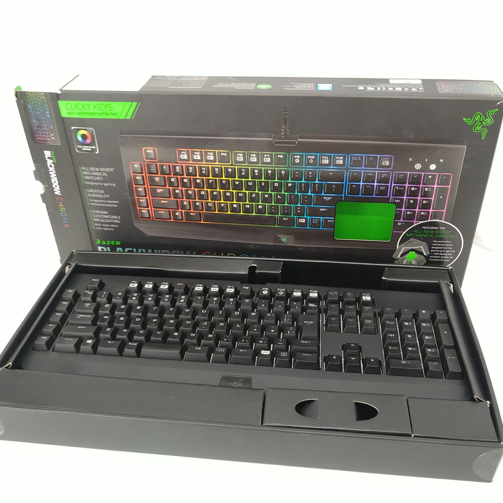 中古／動作確認済み】Razer Blackwidow Chroma 2014 -JP 日本語配列版 