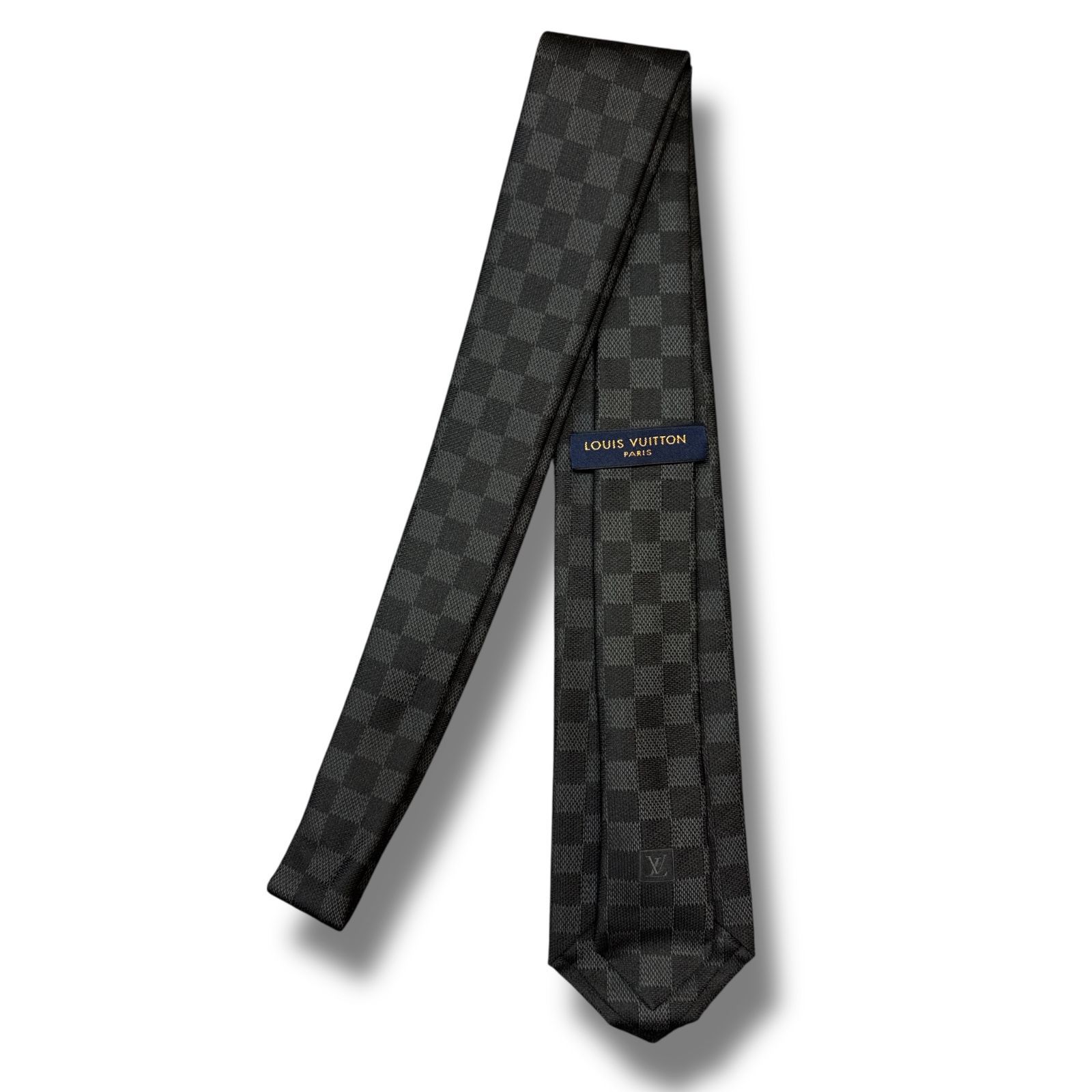 LOUIS VUITTON ネクタイ　ダミエ ノワール ブラック　ルイヴィトン LOUIS VUITTON ルイ・ヴィトン LOUISVUITTON ネクタイ・ダミエ