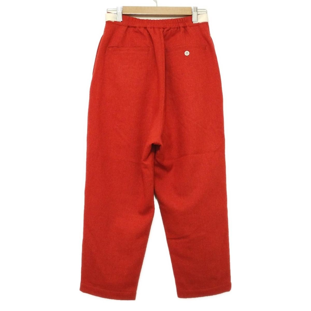 GRANDMA MAMA DAUGHTER グランマママドーター パンツ サイズ0 XS レディース - レッド×白 フルレングス