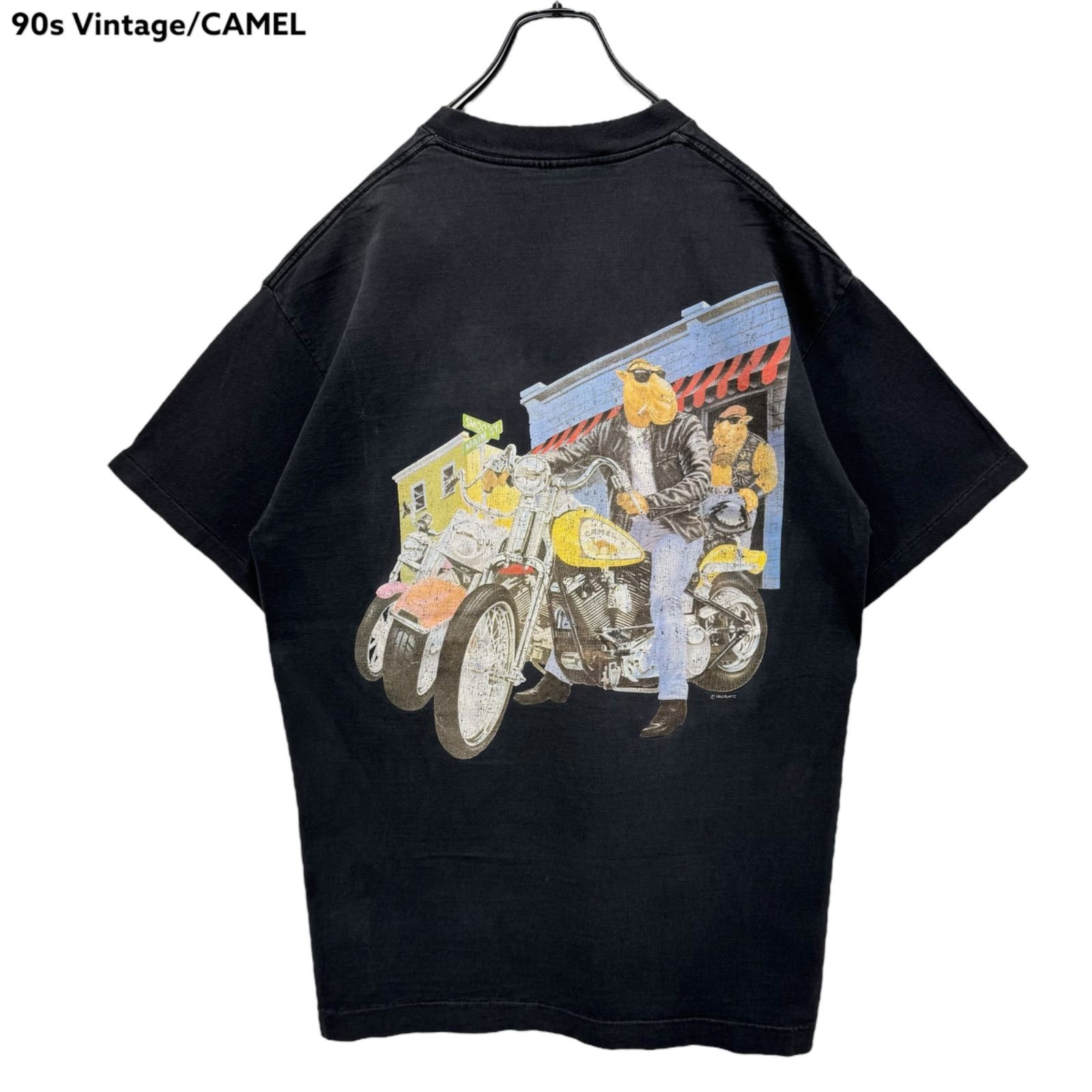 90s vintage 1993 CAMEL Promo Print T-shirt Tee キャメル Tシャツ 