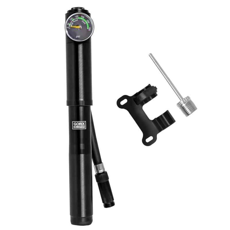 GORIX(ゴリックス) 自転車用 携帯ポンプ ロードバイク 空気入れ (GX