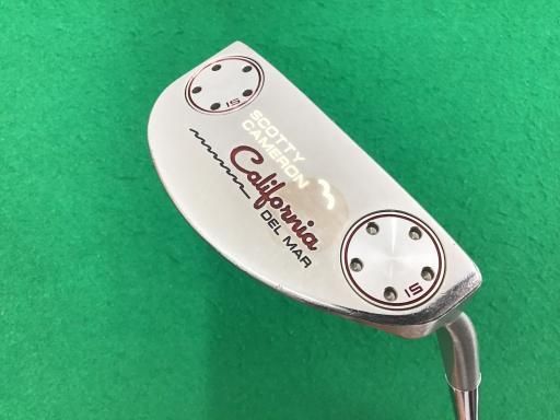 タイトリスト SCOTTY CAMERON California DEL MAR 34インチ 15g パター PT スチール フレックスその他 メンズ 男性用 右利き 右用 Cランク ゴルフクラブ