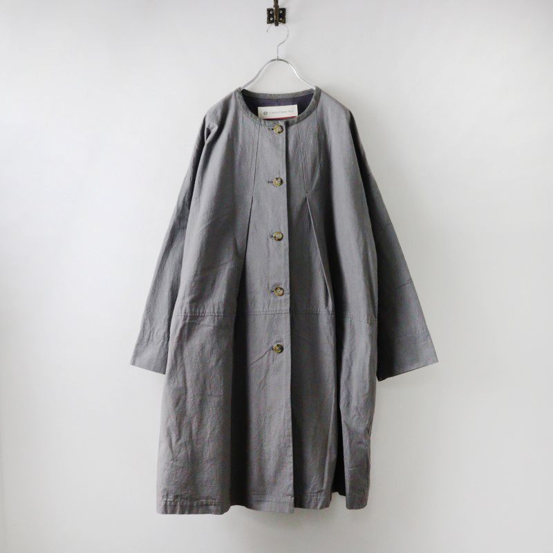 コットンハウスアヤ Cotton House Aya コットン タック ノーカラー