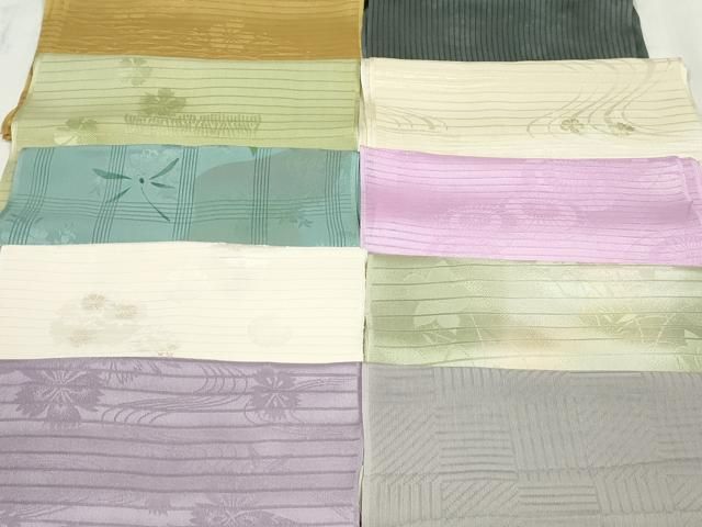 平和屋本店 夏物 和装小物 帯揚げ10枚 DZAA10728kh5