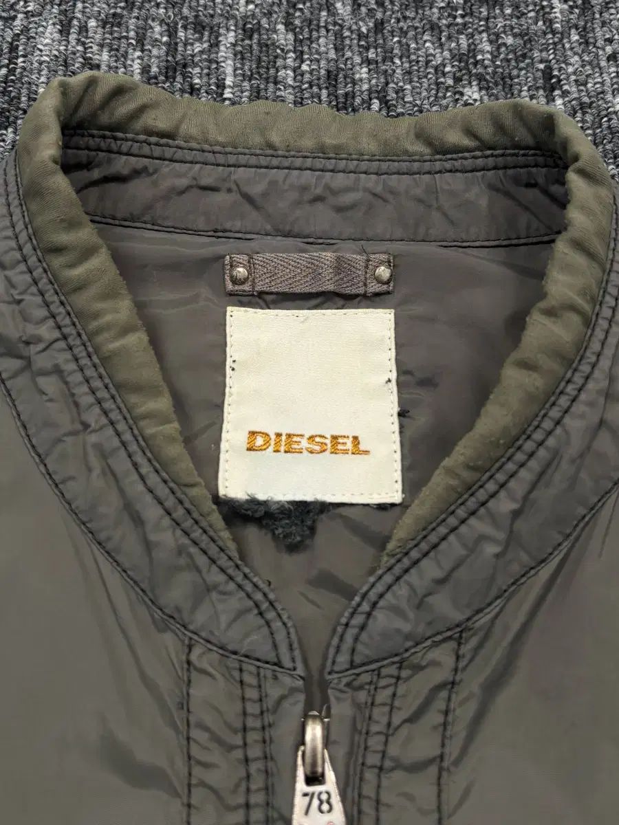 ♡極美品♡ ディーゼル DIESEL ボンバー　ジャケット ナイロンジャケット 楽天市場】□DIESEL ディーゼル メンズ□編み込みデザイン