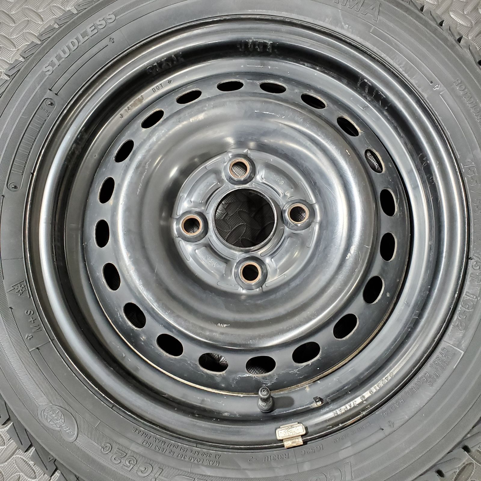 25年製 タイヤ 155|65R14 ヨコハマ アイスガードIG52C ホンダ JF3 N-BOX N-WGN スタッドレスタイヤ 1096R