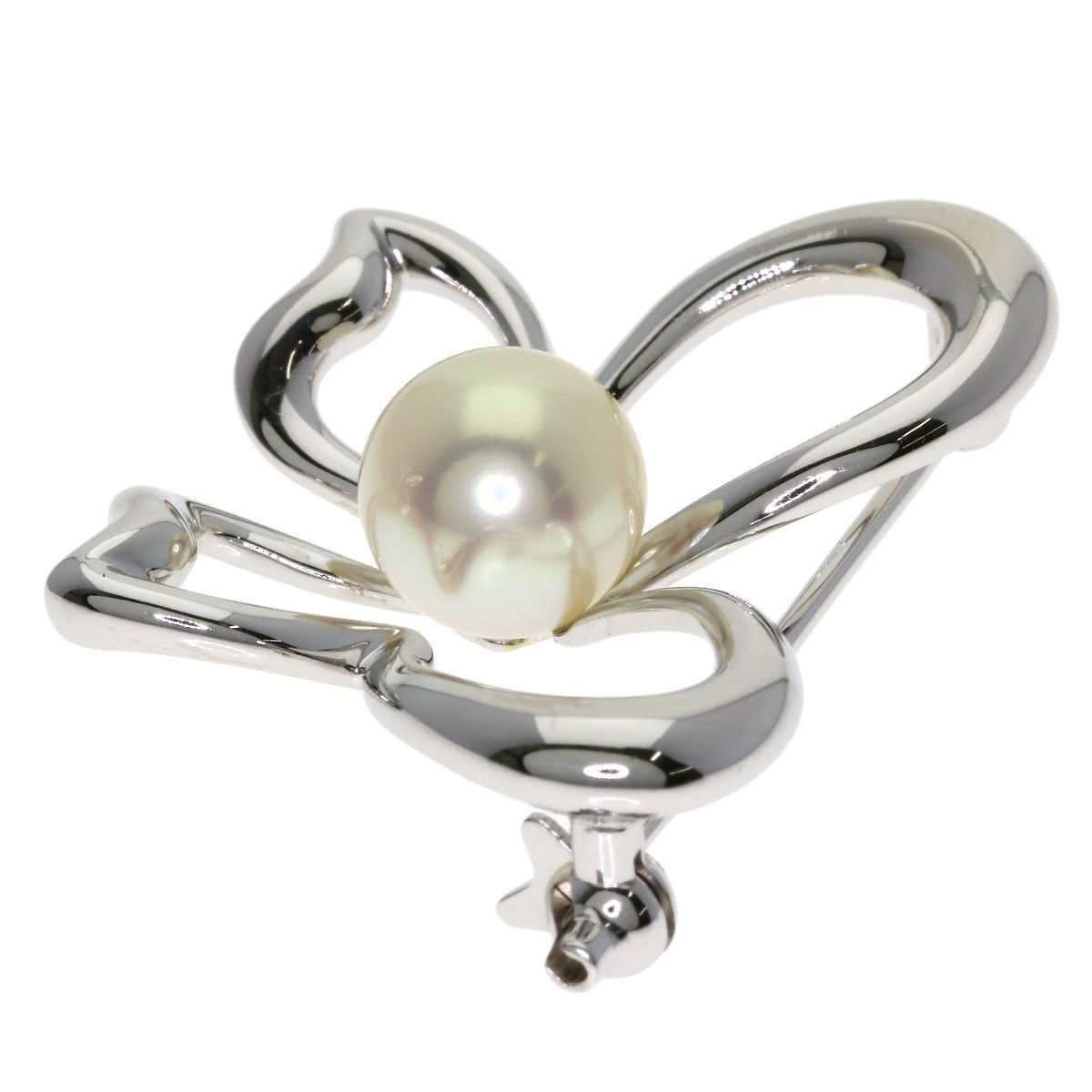 MIKIMOTO ミキモト パール 真珠 ブローチ K18WG レディース FORTGASGNV_COM_BR