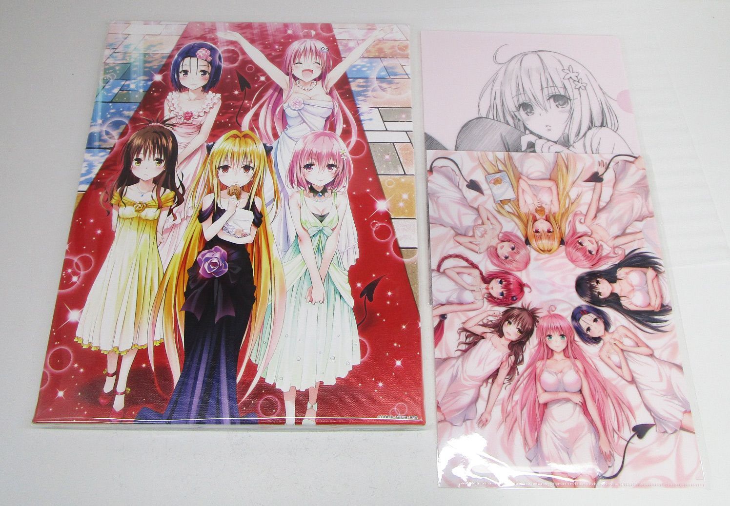 To LOVEる-とらぶる-15周年記念原画展 クリアファイル 闇 To クリア