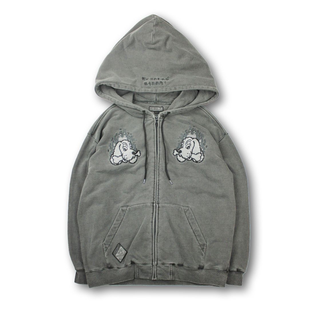 再入荷！】【GALFY／ガルフィー・ガルクエジップパーカー（チャコール 