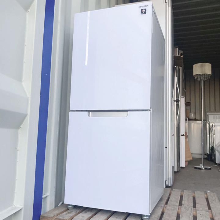 取付無料！SHARP高性能風乾燥付きおしゃれホワイトインテリア洗濯機！冷蔵庫 取付無料！高性能SHARPおしゃれホワイトインテリアガラスドア