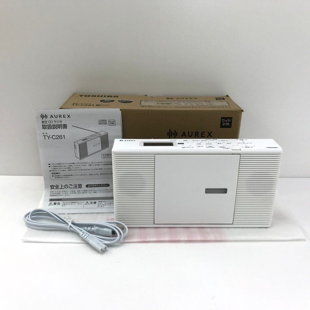 未使用品】東芝CDラジオ箱汚れ、キズ有り