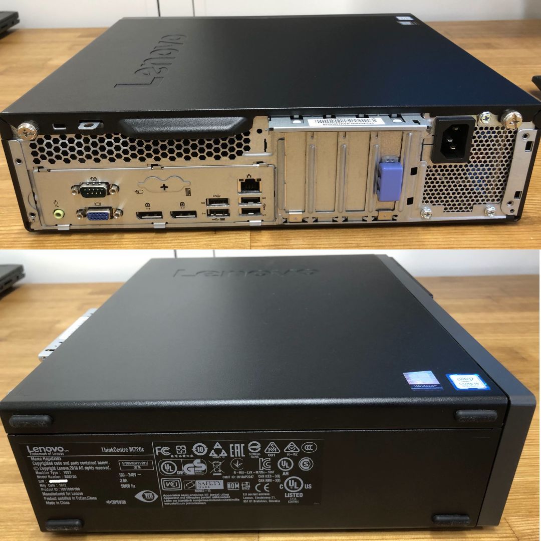 ジャンク Lenovo ThinkCentre M720s 第8世代 i3-