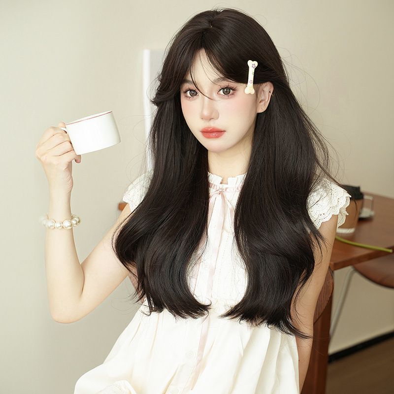 新品未使用レディースフルウィッグ AQUADOLL ウィッグ ロング ストレート 女性 ロングウィッグ フル