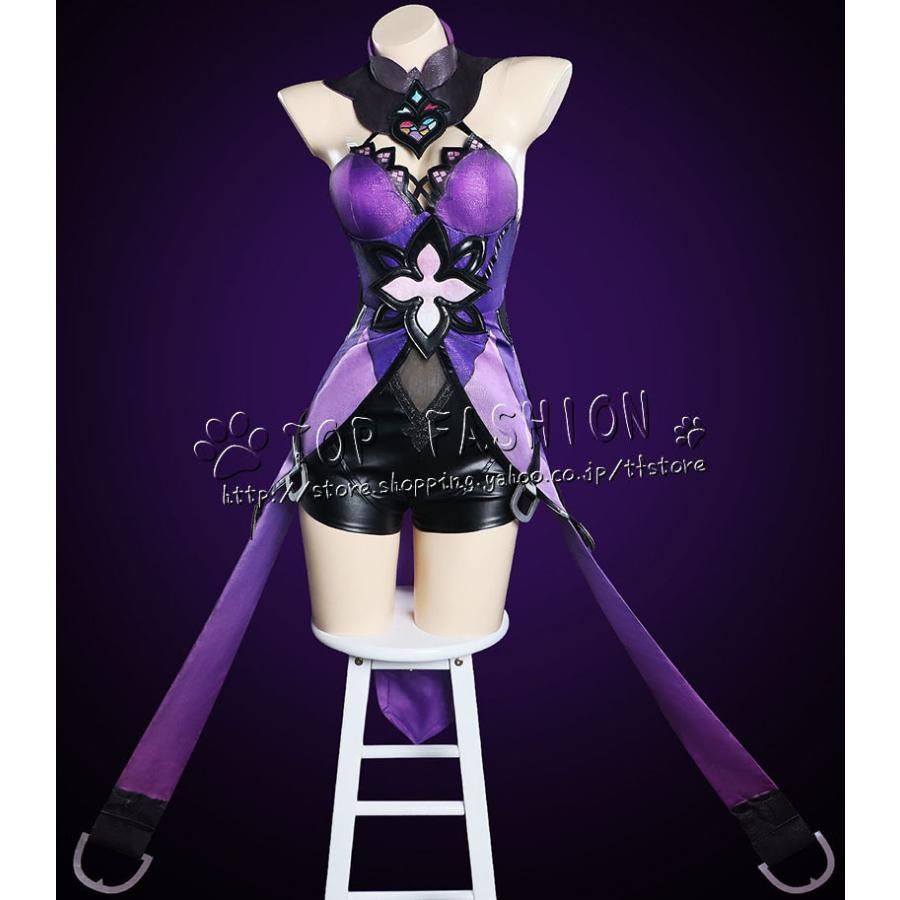 崩壊 スターレイル ブラックスワン Black Swan コスプレ 衣装 ウィッグ 靴 道具別売り