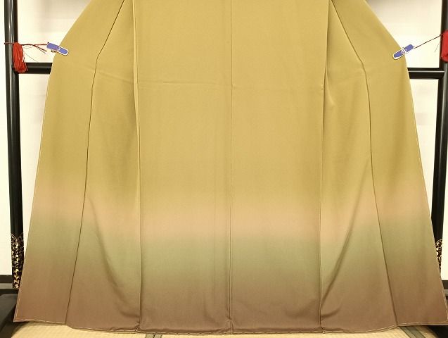 平和屋着物○本草木特殊堅牢染 京のいろかね 訪問着 煌彩ぼかし 反端