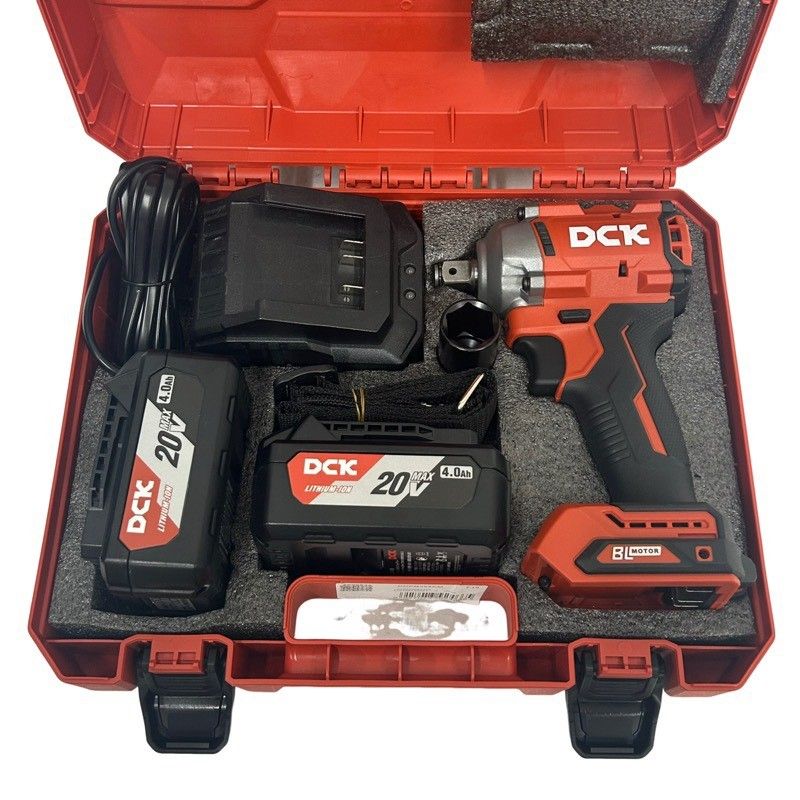 DCK 充電式インパクトレンチ KDPB358EM 20V レッド バッテリー FFBL2040×2個 充電器 FFCL20-02 52510K92